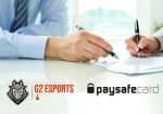 Paysafecard подписал спонсорский контракт с G2 ESPORTS