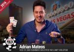 Новости WSOP 2016: победа Матеоса в Summer Solstice