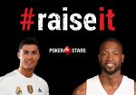 Криштиану Роналду и Дуэйн Уэйд стали участниками Raiseit от PokerStars