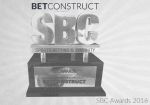 BetConstruct получил награду SBC Awards 2016 года