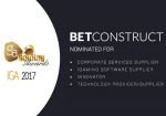 BetConstruct вошел в шорт-лист четырех категорий IGA 2017