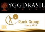 Yggdrasil Gaming объявил о сделке с британской компанией Rank Group