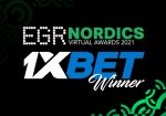 Букмекерская контора 1xBet отмечена престижной премией EGR Nordics Virtual Awards