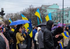Протесты в защиту нелегальных игорных клубов в Днепропетровске прошли с участием студентов
