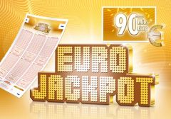 Трое игроков поделили EUR 90 млн выигрыша в лотереи Eurojackpot