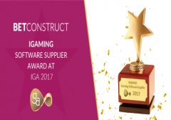 BetConstruct выиграл награду поставщика ПО iGaming на IGA 2017