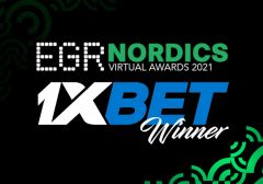 Букмекерская контора 1xBet отмечена престижной премией EGR Nordics Virtual Awards