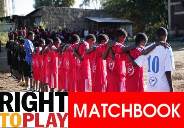 Matchbook поддержала инициативу Right To Play