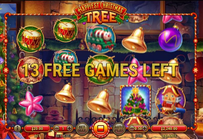 Фриспины в слоте Happiest Christmas Tree