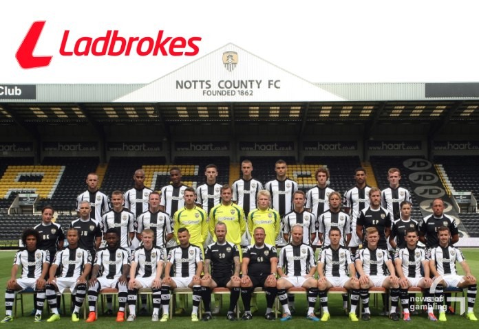 Ladbrokes стала спонсором футбольного клуба Notts County FC