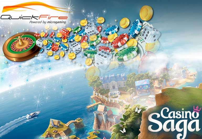 Quickfire будет поставлять контент для Casino Saga